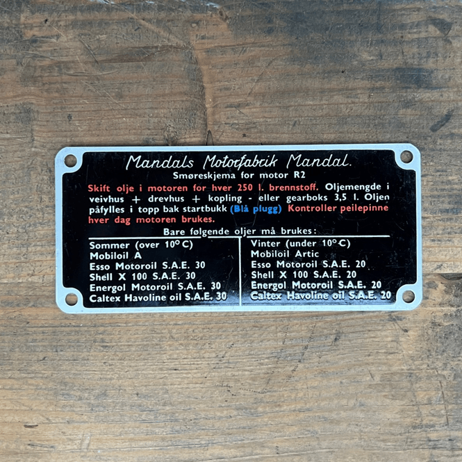 Hovedbilde Smøreskilt R2